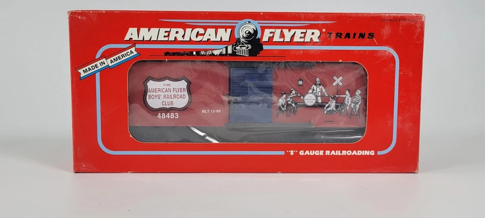 S-Gauge Lionel American Flyer 6-48483 Boy's Club Box Car - NIB - Image 2 of 4