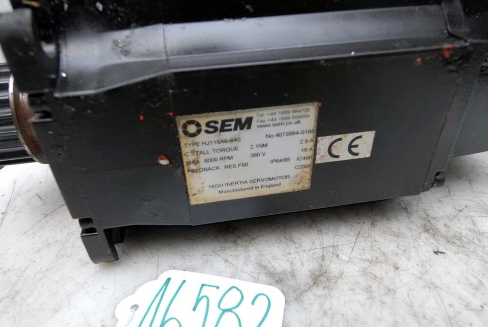 Motor SEM Bridgeport EZ Vision HJ116A6-64S (Inv.46582) Foto 3 de 3