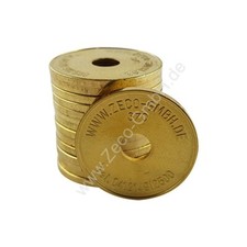 50 x Waschmarken WM2, Wertmarke 24mm x 1,8mm, kompatibel mit Miele WM2 1699370