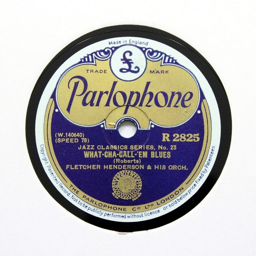 FLETCHER HENDERSON ORCHESTRA "WhatChaCall'Em Blues" (E+) PARLOPHONE