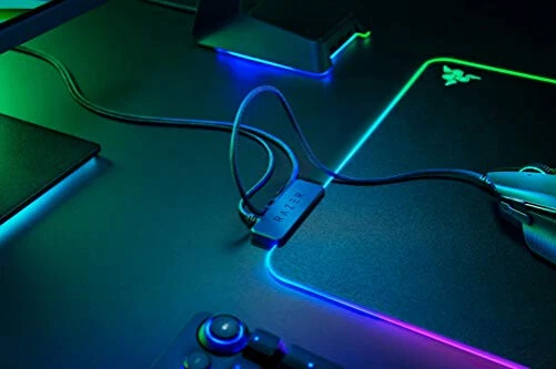 Razer Firefly V2 Gaming Mousepad Hard Chroma RGB 355x255x3mm Black - Photo 3/4