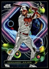 2023 Topps Cosmic Chrome BASE Edouard Julien Rookie Minnesota Twins #171