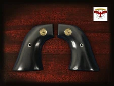 DENIX 1873 PEACEMAKER & CAVALRY REVOLVER GRIPS ~ MAGNA-TUSK™ BLACK IVORY – QR