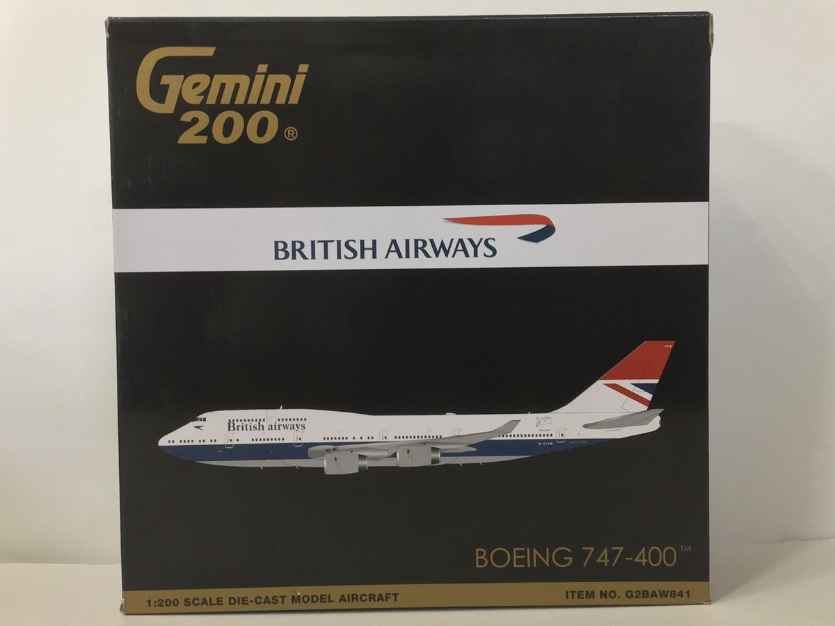 Gemini200 B747-400 G-CIVB Negus ニガス ジェミニ Gemini200 B747-400 G-CIVB Negus ニガス ジェミニ