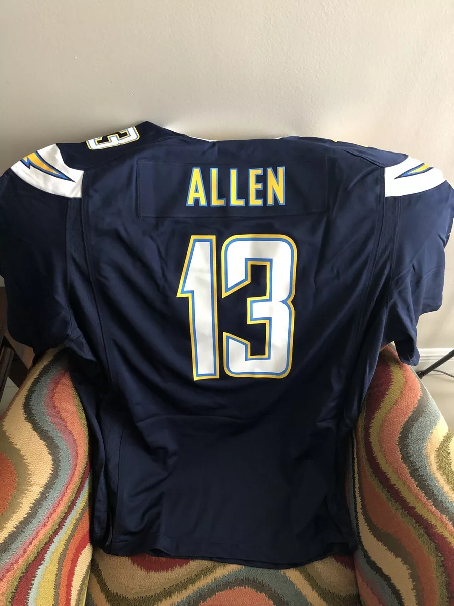 Chargers No13 Keenan Allen Men's Black V White Peace Split Nike Vapor Untouchable Limited Jersey