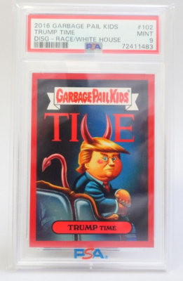 2015 GPK Garbage Pail Kids TRUMP TIME Donald Trump White