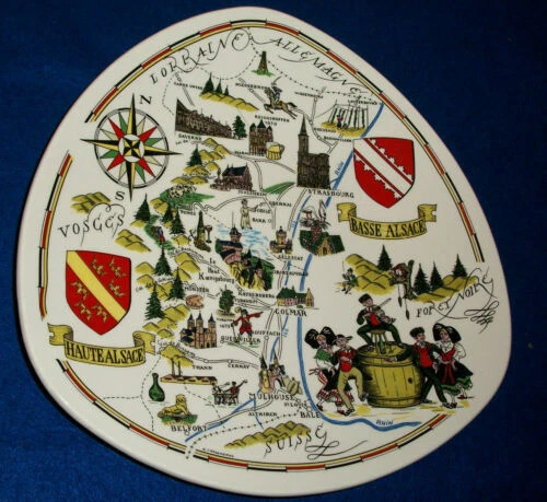 Assiettes déco en céramique de Luneville