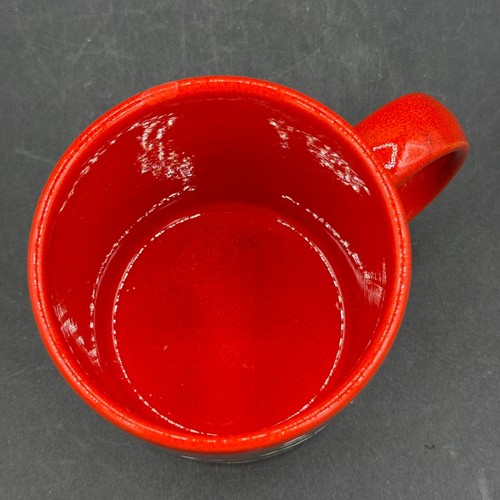 Waechtersbach CHRISTMAS TREE Coffee Mug Big Tree 3 7/8" Red Germany Excel. - Picture 4 of 7