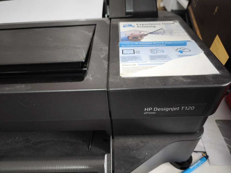 HP Designjet T120 24" / 610mm 24-Zoll-Farbdrucker, DIN A1-Drucker - Bild 3 von 4