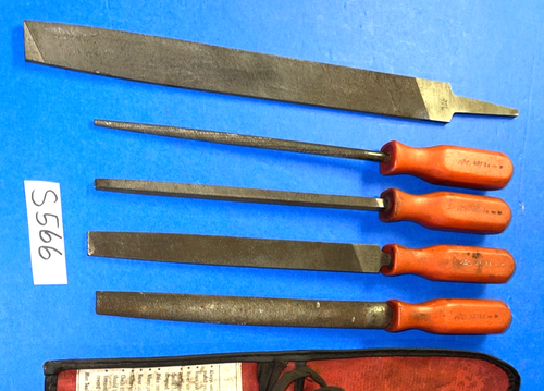 JUEGO DE ARCHIVOS MAC TOOLS 5 PIEZAS COMBINACIÓN CORTE BASTARDO - Imagen 10 de 17