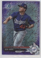 2017 Bowman Chrome Prospects Purple Shimmer Refractor Josh Sborz #BCP196 0er