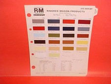 1976 Mercury Cougar Xr-7 Comet Grand Marquis Monarch Bobcat Paint Chips Rm 1976 Mercury Cougar Xr-7 Comet Grand Marquis Monarch Bobcat Paint Chips Rm