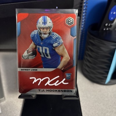 2019 Panini Elements - RPS Rookie Signatures T.J. Hockenson #164 Red /25 RC