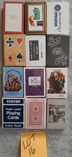 12 Sealed Or Verified Complete Misc Advertising Decks Of Playing Cards, Lot #16