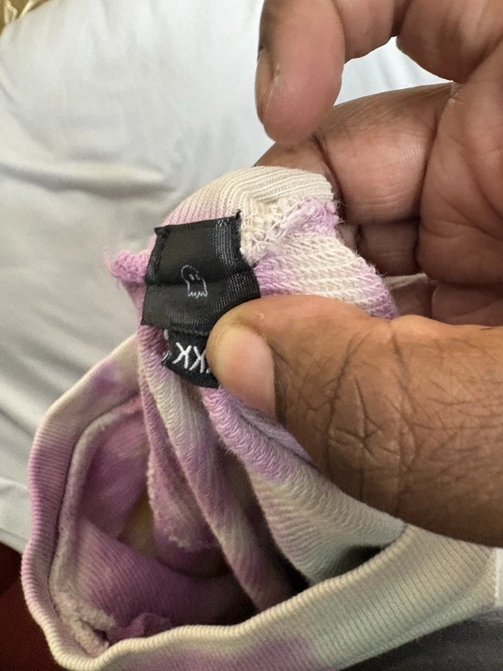 Sudadera para mujer Lonely Ghost 2xL tye dye gráfico cuello redondo Foto 3 de 4