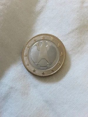 Piece De 1 Euro Allemande 2002 Aigle Lettre A - Photo 1/3