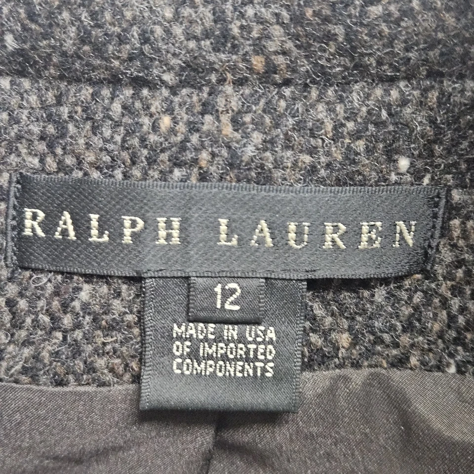 Ralph Lauren Wool Suit Jacket & Skirt Women's Size 12 - Image 4 of 4