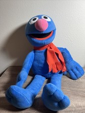 Sesame Street Grover Plush 2006 Fisher Price 24" Large Jumbo Red Scarf NWT Rare
