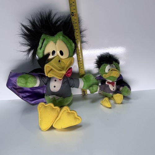 Paar Vintage Graf Duckula 1989 Stofftiere Plüschtiere Cosgrove Hall Retro Cartoon - Bild 17 von 18
