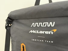 Official McLaren IndyCar Team Backpack Roll Top Zip Bag Logos Pockets New NWOT