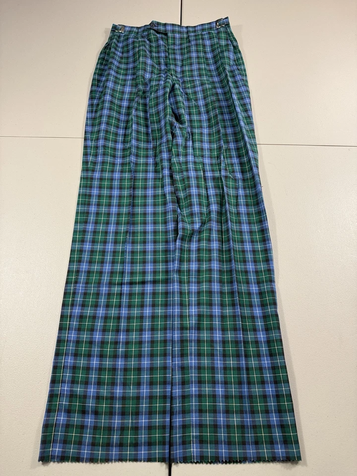 VTG Higgins Pants Mens 35x37 Plaid Dress Slacks Golf Hippie Disco Trousers 70s - Image 3 of 4