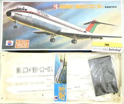 Nitto Kagaku McDonnel Dourlas DC-9 1:100 Flugzeug Bausatz OVP LH3 å