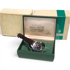 Rolex Submariner 40 mm Glossy Gilt Meters First Cornino Steel Watch 5513 1963
