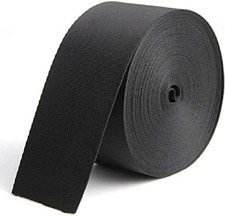 10 Yards 2 Inch Wide Webbing Black Nylon Heavy Duty Webbing Strap Repair Hammock