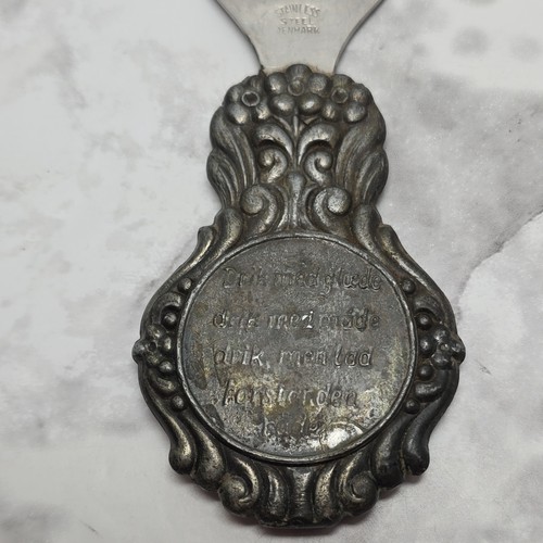 Vtg Pewter Bottle Opener made in Denmark Kobenhavn Copenhagen Stainless steel - Picture 18 of 18