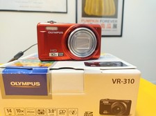Olympus VR-310 14 MP Digicam Sensore CCD con scheda SD e accessori Testata