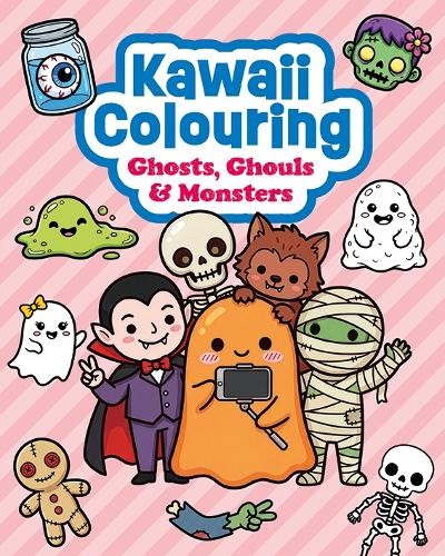 Kawaii Colouring Ghosts Ghouls/monsters - Image 2