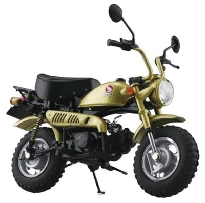 AOSHIMA SKYNET 1/12 Honda Monkey Limited Finished Motorcycle Model Monkey Gold 