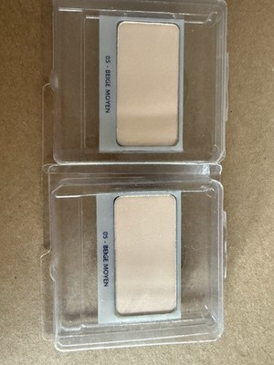 Orlane Velvet Pressed Powder #05 Beige Moyen Tester/refill X 2