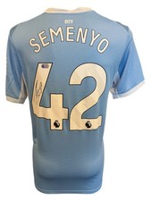 ANTOINE SEMENYO SIGNED MANCHESTER CITY FC 26/27 HOME SHIRT (ACG CERT AG19185)