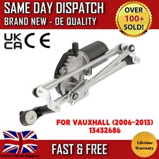 VAUXHALL CORSA D/E 2006-2019 FRONT WINDSCREEN WIPER MOTOR+LINKAGE OEM��13432686