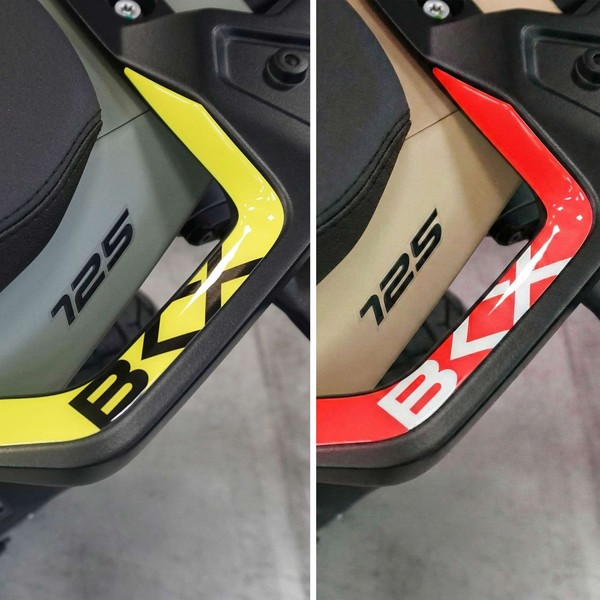 3D Gel Aufkleber FüR Passagiergriff Kompatibel Mit Benelli BKX 125 125S-image