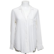 Equipment Femme, Bluse, Größe: M, Weiß, Einfarbig, Damen #UKt