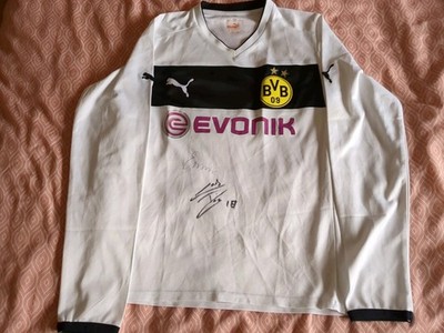 Trikot. Orginales Autogramm. DFB. Dortmund. BVB. Puma. Gr.164. Emma/ Lars Ricken