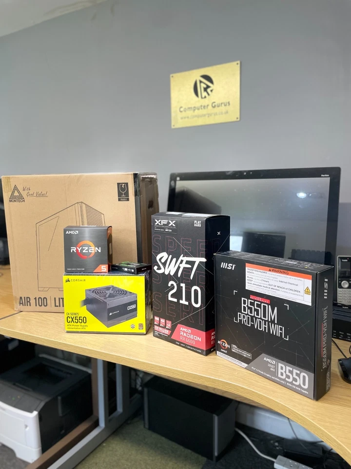 Gaming PC Build - NEW - Ryzen - RX 6600 - 16GB RAM - 2025 - NEW PARTS  - Image 2 of 4