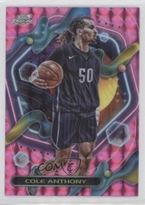 2023-24 Topps Cosmic Chrome Pink Galaxy Refractor Cole Anthony #93 1cc0