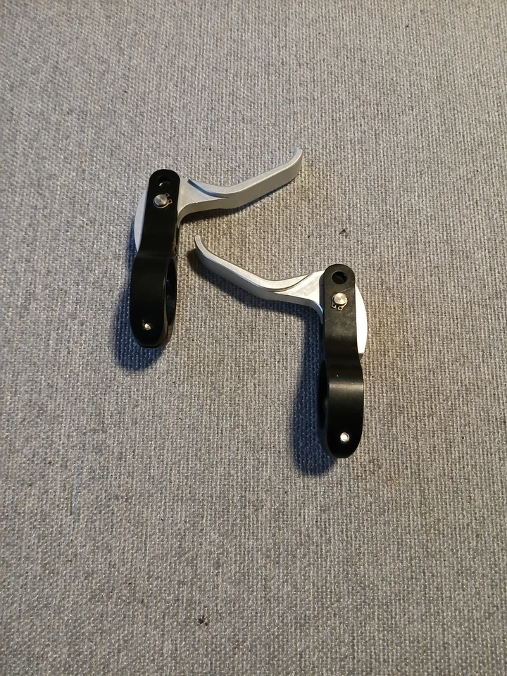 Paul Components Cross palancas de freno en línea (par) - NOS, embolsado, abrazadera 31,8 Foto 2 de 2