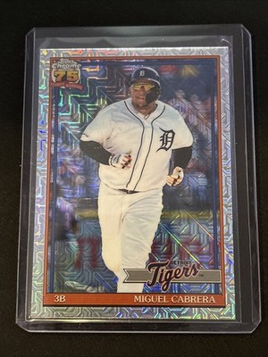  Miguel Cabrera 2026 Topps Series 1 #91C-93 Chrome Mojo Refractor Tigers