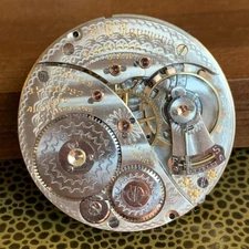 1911 Elgin 370 B.W. Raymond 16S 17J Railroad Open Face Pocket Watch Movement Run