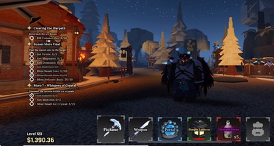 #ad TheForge Late Game Demon And Angel Pack w Snow pickaxe And Goblin And Human 2022 $40.00