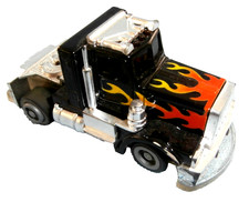 VINTAGE TYCO COMAND CONTROL SEMI TRACTOR ONLY NO TRAILER HOBBY RACER RUNS