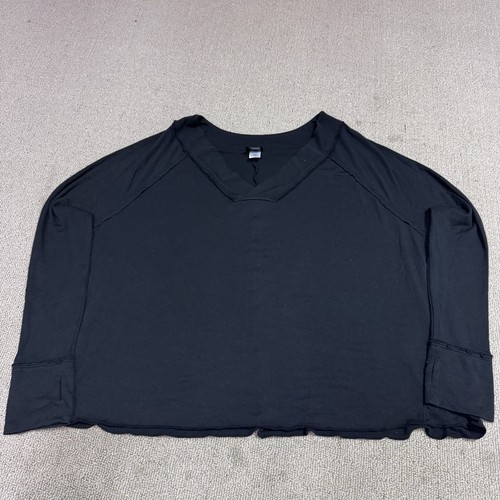 Felina Blouse Black Long Sleeve Women’s Size Medium - Picture 1 of 11