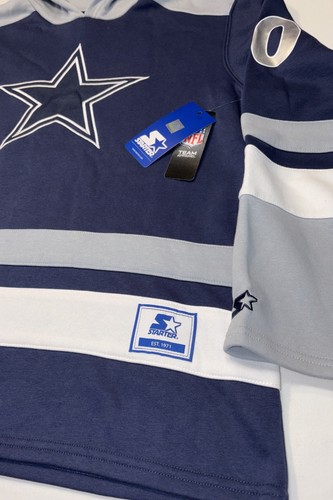 NFL Men's Starter Dallas Cowboys Pullover Hoodie Sweatshirt Size Small FREE SHIP - Picture 2 of 9