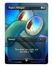 MTG | Night's Whisper | Secret Lair | Spongebob | Foil | NM | EN