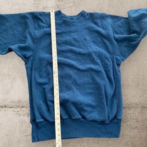 Vintage Champion Reverse Weave Teal 90s Crewneck Sweatshirt Size XXL Made in USA - Picture 7 of 8
