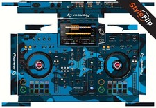 Pioneer XDJ-RX3 Skin Blue Camo Protective Decal StyleFlip